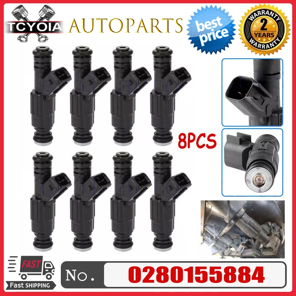 8PCS/LOT 550cc EV1 0280155884 Fuel Injectors For Ford BMW VW Audi 1.8T Turbo 2.3L E85 BMW 3 5 7 Series Jeep GMC
8PCS/LOT 550cc EV1 0280155884 Fuel Injectors For Ford BMW VW Audi 1.8T Turbo 2.3L E85 BMW 3 5 7 Series Jeep GMC