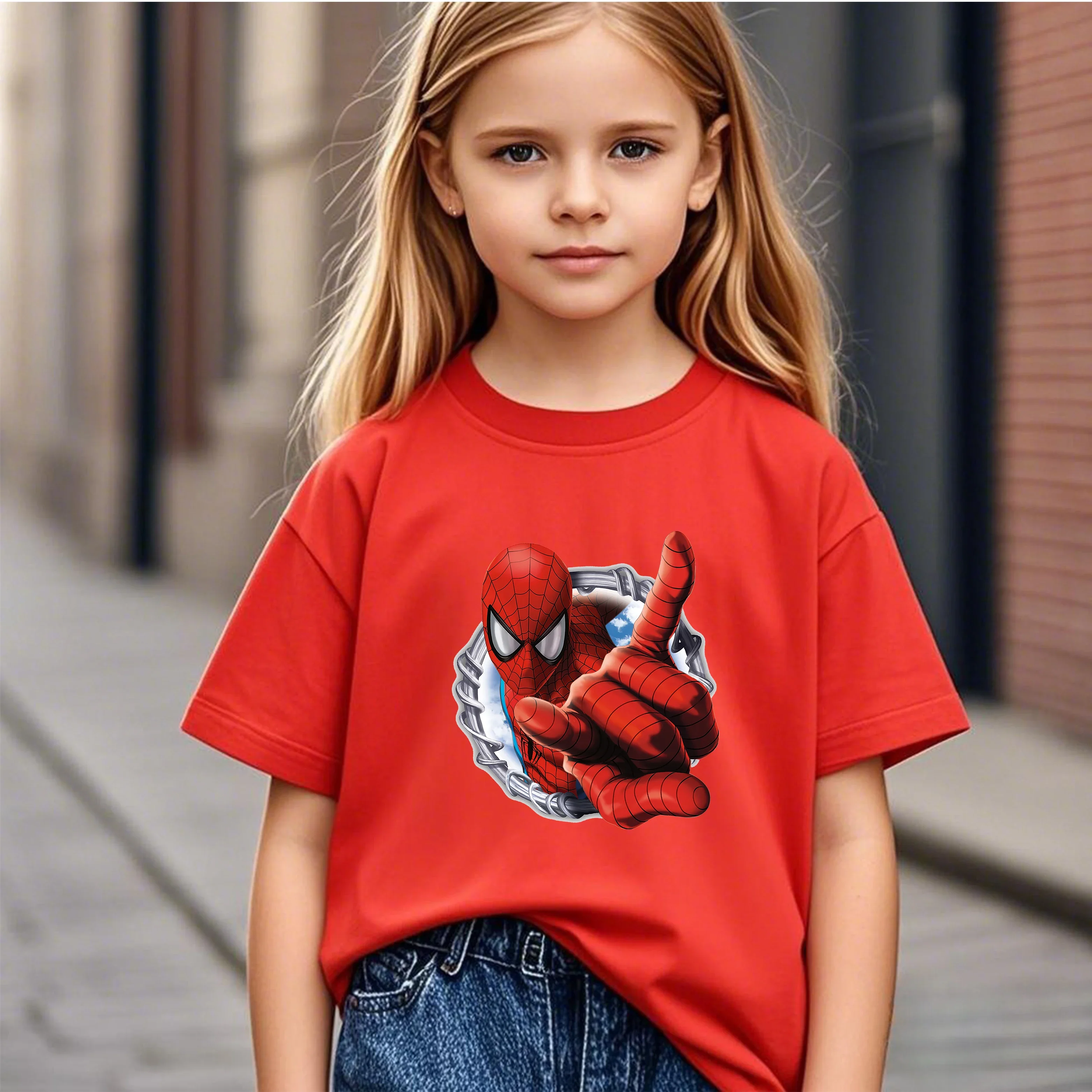 2026 Summer New 2D Spiderman Short Sleeve Cartoon Print Casual Shirts For Boys Girls
2026 Summer New 2D Spiderman Short Sleeve Cartoon Print Casual Shirts For Boys Girls
