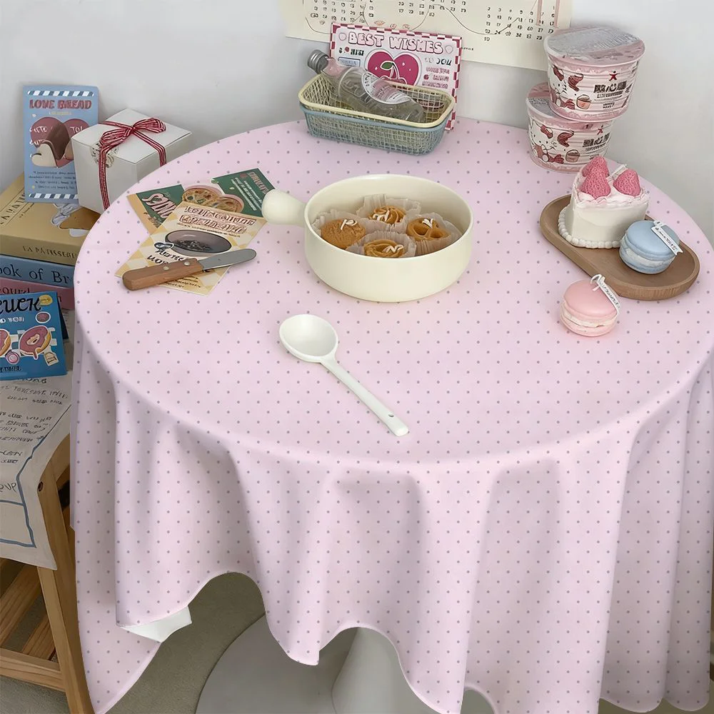 Korean-style soft mist powder dotted tablecloth for Instagram photo decoration, tablecloth for bedroom desk, coffee table dust c
Korean-style soft mist powder dotted tablecloth for Instagram photo decoration, tablecloth for bedroom desk, coffee table dust c