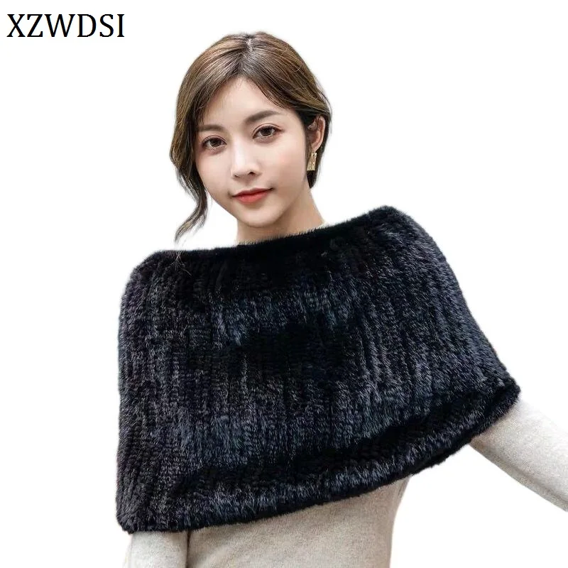 Luxury Women's Real Mink Fur Scarf Shawl Lady Fashion Knitted Fur Scarves Winter Warm
Luxury Women's Real Mink Fur Scarf Shawl Lady Fashion Knitted Fur Scarves Winter Warm