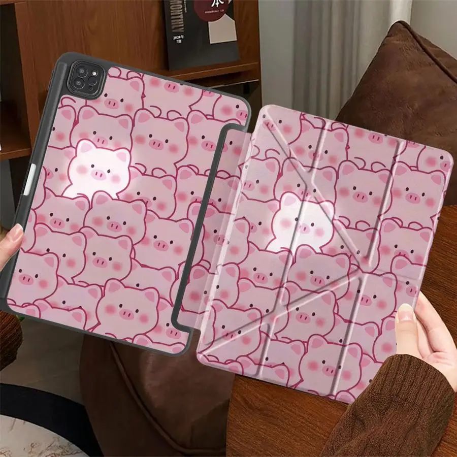 Чехол-подставка для планшетов iPad Mini 6, 7, Pro 11, 10, 9, 8, 7 поколений, 12.9 дюймов, Air 4, 5, M3, M2, M4, 11 дюймов Pro 2025 с милым дизайном в виде поросенка
Чехол-подставка для планшетов iPad Mini 6, 7, Pro 11, 10, 9, 8, 7 поколений, 12.9 дюймов, Air 4, 5, M3, M2, M4, 11 дюймов Pro 2025 с милым дизайном в виде поросенка