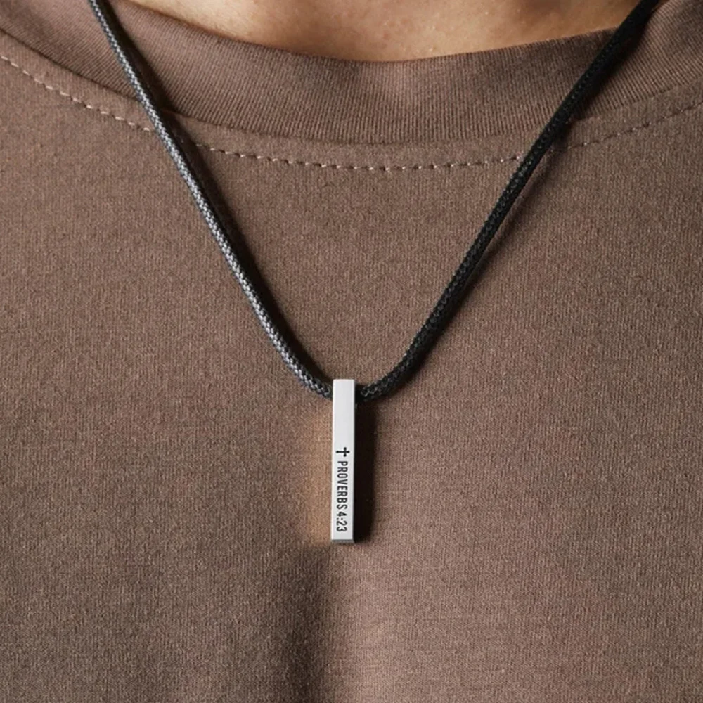 Custom Sculpture Name Square Pendant Necklace for Women Men Personalized Necklaces Men Stainless Steel Rope Chain Jewelry Gift
Custom Sculpture Name Square Pendant Necklace for Women Men Personalized Necklaces Men Stainless Steel Rope Chain Jewelry Gift