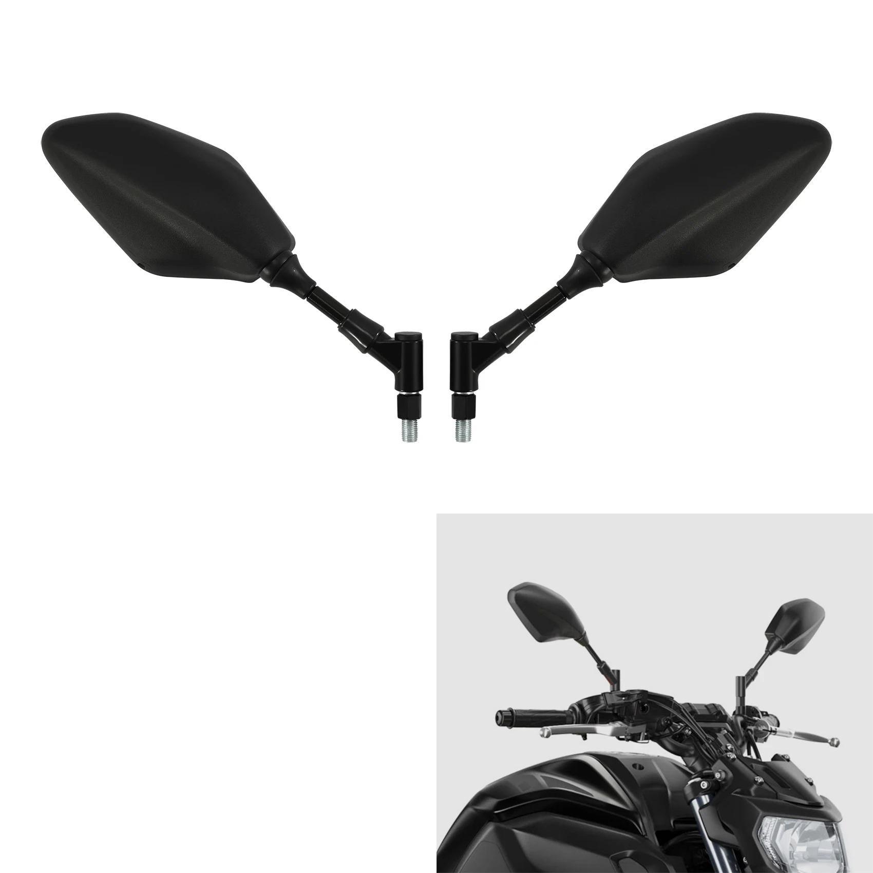 Rear View Side Mirror Fit For Yamaha Tracer 900/GT MT-03 MT-07 MT-09 MT-10 MT-25 FZ09 FJ-09 XTZ700 Motorcycle Mirrors
Rear View Side Mirror Fit For Yamaha Tracer 900/GT MT-03 MT-07 MT-09 MT-10 MT-25 FZ09 FJ-09 XTZ700 Motorcycle Mirrors