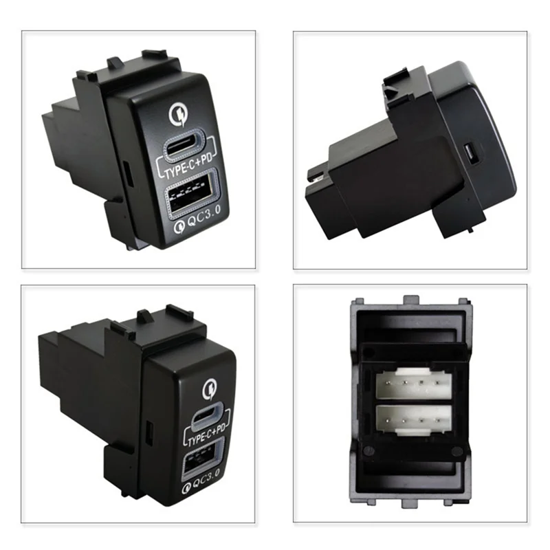 Car TYPE-C QC3.0 Interface Socket Fast Charging Car Charger For Infiniti QX80 M35 G37 FX35 EX25 ESQ
Car TYPE-C QC3.0 Interface Socket Fast Charging Car Charger For Infiniti QX80 M35 G37 FX35 EX25 ESQ