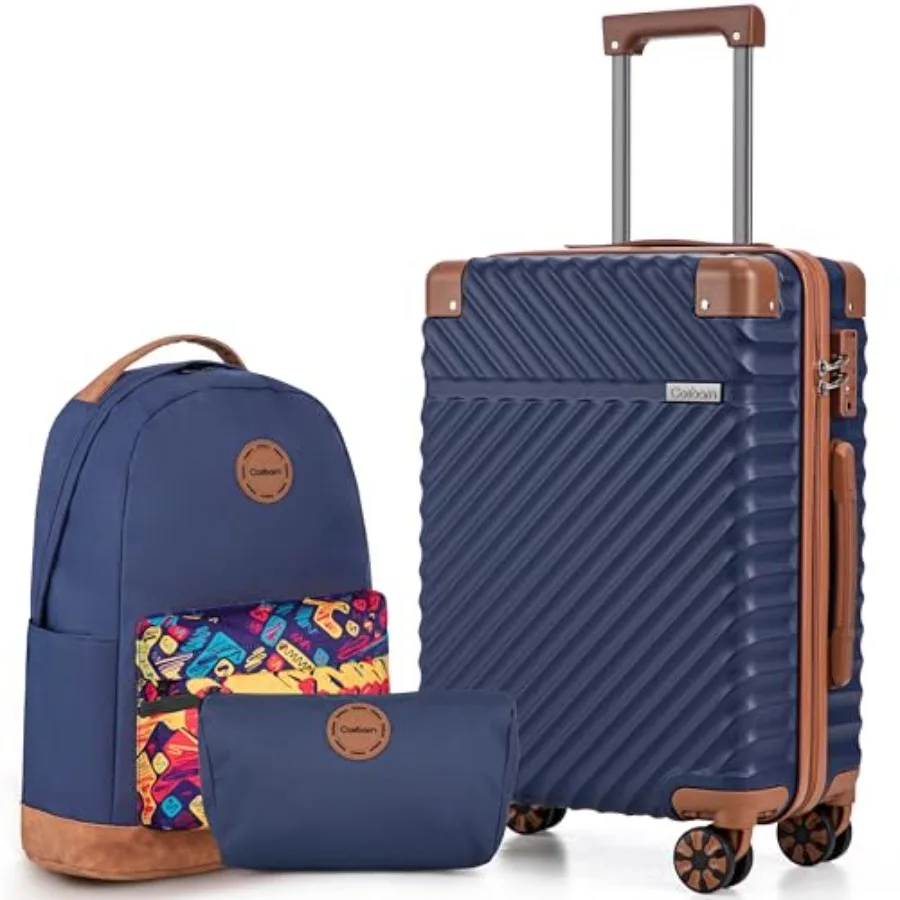 Carry On Luggage 22x14x9 Airline Approved, Hardside 20 Inch Carry on Suitcases with Wheels, Hard Shell ABS Lightweight Carry on
Carry On Luggage 22x14x9 Airline Approved, Hardside 20 Inch Carry on Suitcases with Wheels, Hard Shell ABS Lightweight Carry on