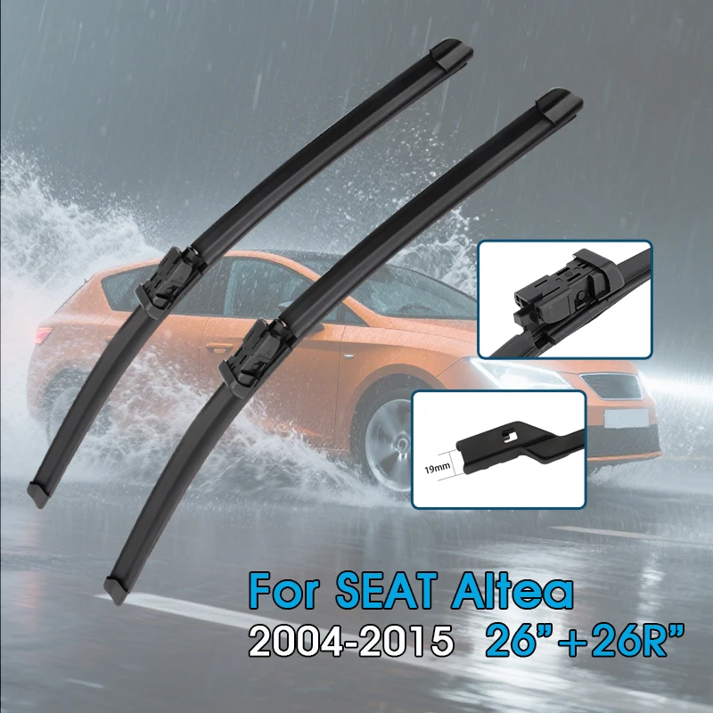 Car Wiper Blades 26"+26R" For SEAT Altea Altea XL 2004-2015 Windshield Windscreen Front Window Blades Car Accessories
Car Wiper Blades 26"+26R" For SEAT Altea Altea XL 2004-2015 Windshield Windscreen Front Window Blades Car Accessories