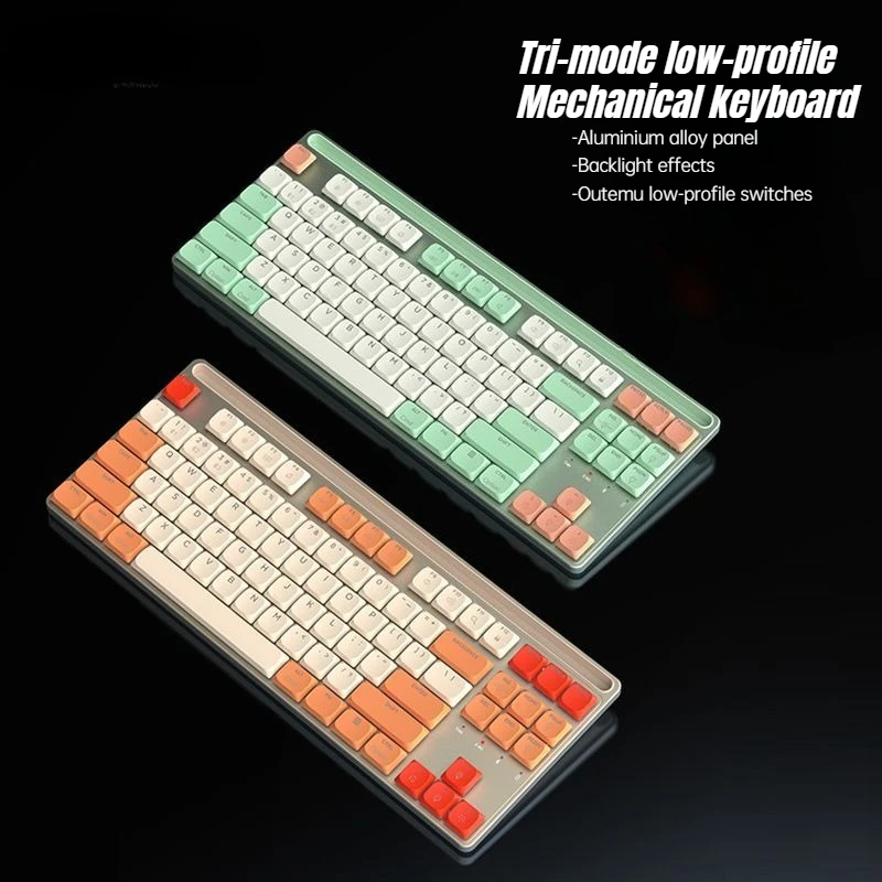 MK008 Wireless Mechanical Keyboard Bluetooth 3Mode Low Profile Outemu Axis Keyboard Custom White light Ergonomic Office Keyboard
MK008 Wireless Mechanical Keyboard Bluetooth 3Mode Low Profile Outemu Axis Keyboard Custom White light Ergonomic Office Keyboard