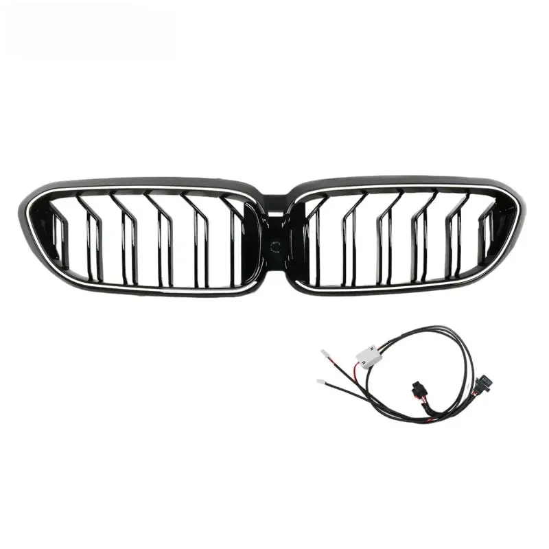 5 series G30 M5 F90 2017-2020 Auto Parts front bumper grille Abs Plastics Double Slat Gloss Black Grill
5 series G30 M5 F90 2017-2020 Auto Parts front bumper grille Abs Plastics Double Slat Gloss Black Grill