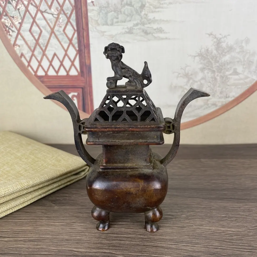 Copper Tengu Furnace Home Living Room Office Study Desktop Creative High Neck Incense Burner Ornament Fine Workmanship
Copper Tengu Furnace Home Living Room Office Study Desktop Creative High Neck Incense Burner Ornament Fine Workmanship