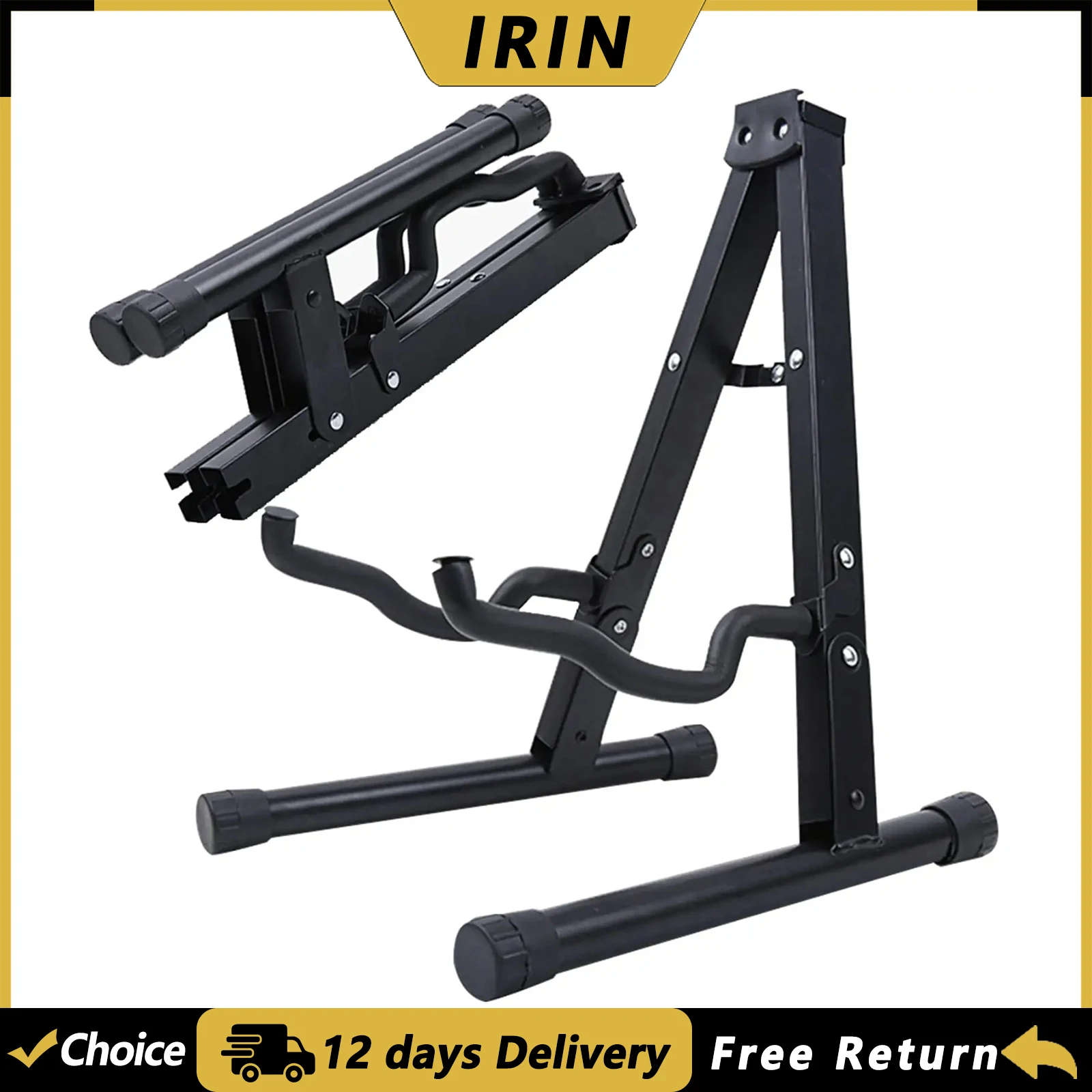 IRIN Guitar Stand Folding A Frame Floor Universal Metal for Acoustic Classical Electric Bass Guitars Banjo Ukulele Portable
IRIN Guitar Stand Folding A Frame Floor Universal Metal for Acoustic Classical Electric Bass Guitars Banjo Ukulele Portable