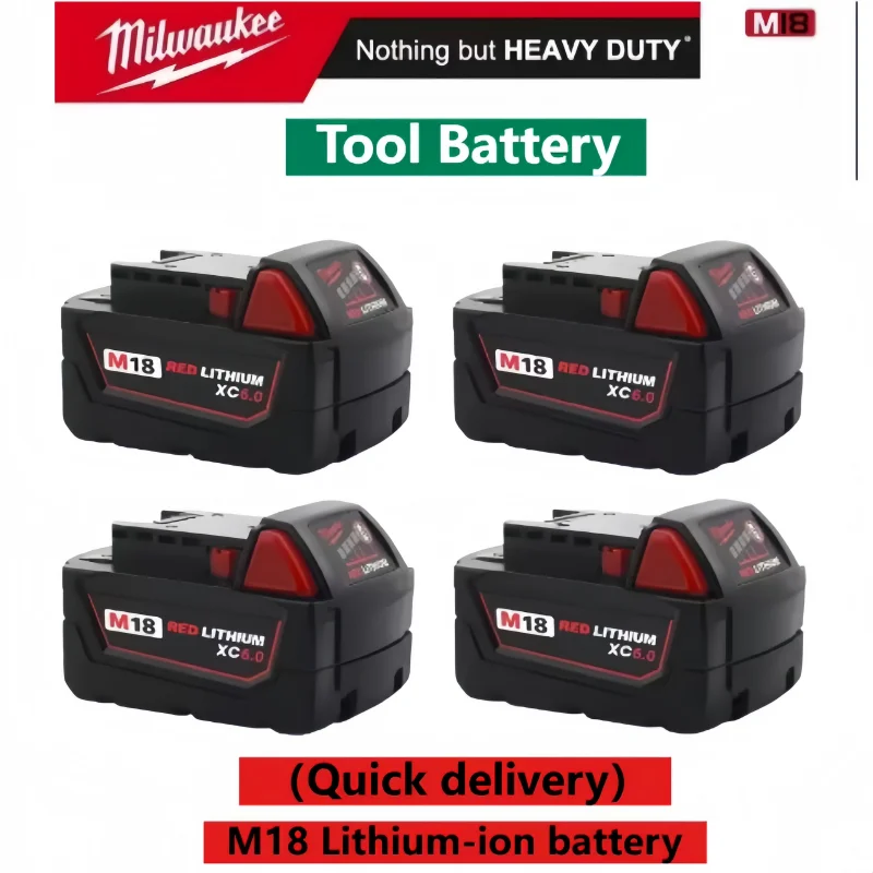 100%NEW For Milwaukee M18 18V 6000mAh Lithium Replacement Battery For Milwaukee 48-11-1860 48-11-1850 48-11-1840 Tool Battery
100%NEW For Milwaukee M18 18V 6000mAh Lithium Replacement Battery For Milwaukee 48-11-1860 48-11-1850 48-11-1840 Tool Battery