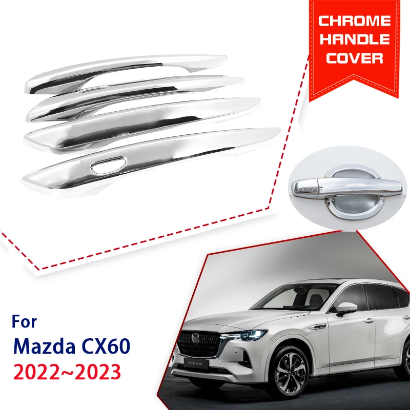 Chrome Door Handle Cover Fit for Mazda CX60 CX 60 CX-60 KH 2022 2023 Car Protective Accessories Decorate Stickers Trim 2015 2018
Chrome Door Handle Cover Fit for Mazda CX60 CX 60 CX-60 KH 2022 2023 Car Protective Accessories Decorate Stickers Trim 2015 2018