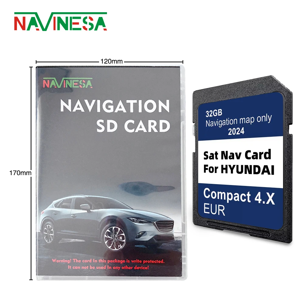 Memory Card for Hyundai H350/i40/i40 VF IA/i40 VF SD/i40 VF SD IA Car 2024 Navigation GEN4 32GB Compact 4.X GPS Map EU Sat Nav
Memory Card for Hyundai H350/i40/i40 VF IA/i40 VF SD/i40 VF SD IA Car 2024 Navigation GEN4 32GB Compact 4.X GPS Map EU Sat Nav