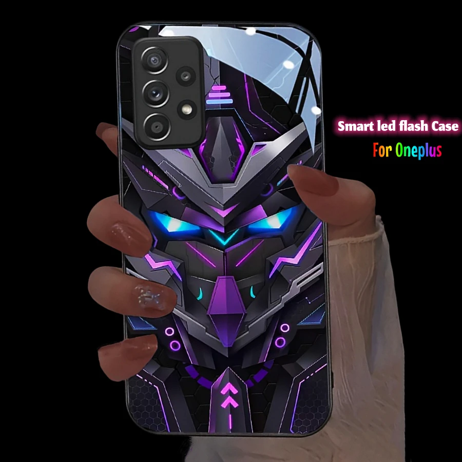 Glass Shell For OnePlus 13R 1111R 10T Ace 2 9 10 Pro 9R 9RT LED Phone Case For 1+11 Oneplus Nord 3 4 Luminous Protect Back Cover
Glass Shell For OnePlus 13R 1111R 10T Ace 2 9 10 Pro 9R 9RT LED Phone Case For 1+11 Oneplus Nord 3 4 Luminous Protect Back Cover