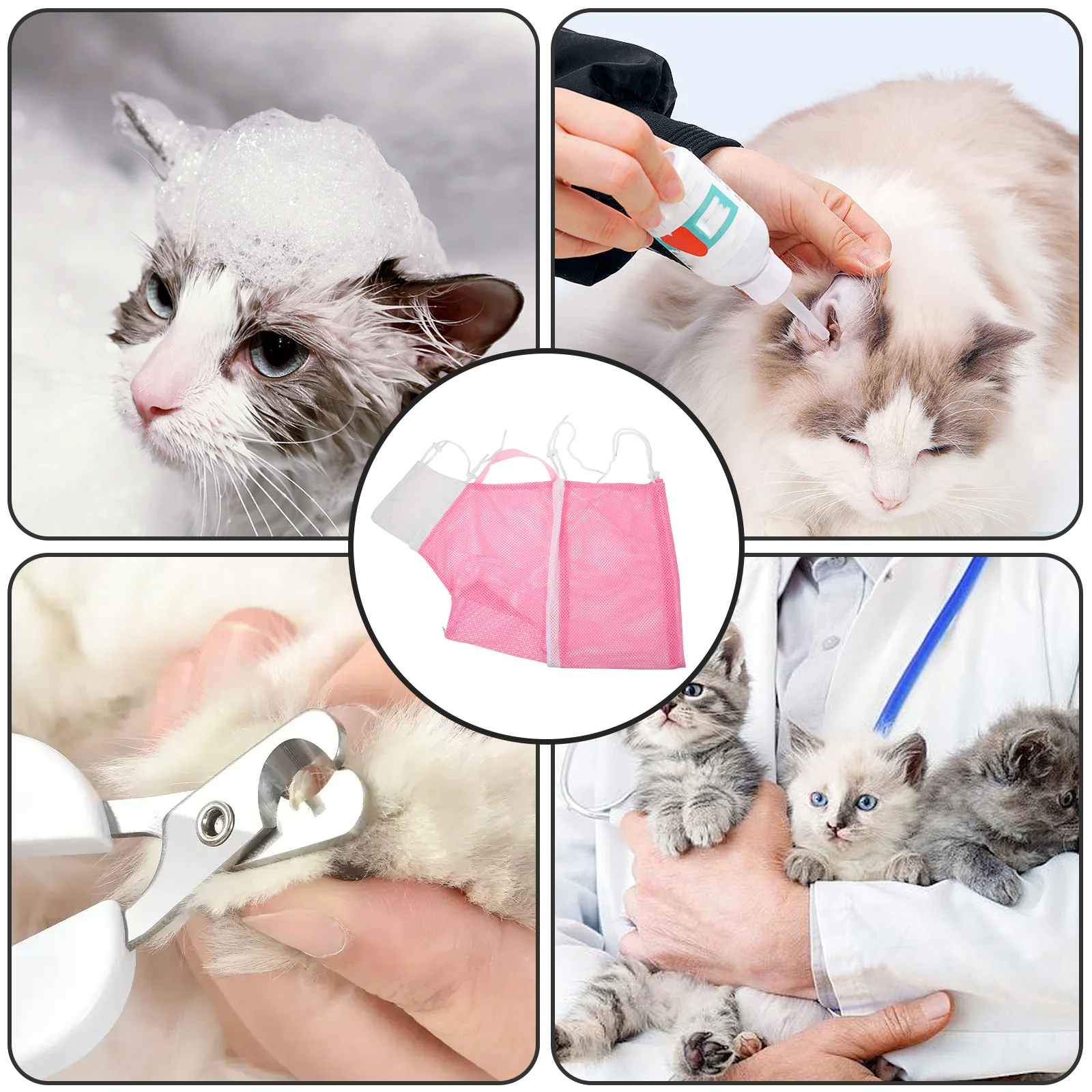 Grooming Bag Cat Grooming Bag Mesh Bag Pet Bathing Bag Cat Bathing Bag Pet Supplies
Grooming Bag Cat Grooming Bag Mesh Bag Pet Bathing Bag Cat Bathing Bag Pet Supplies