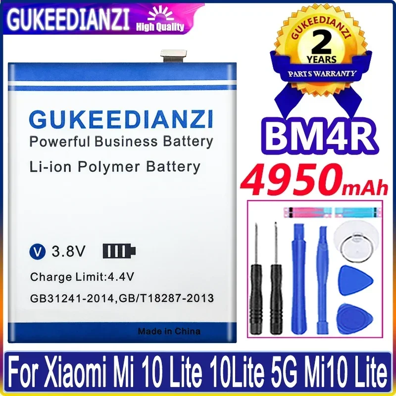 Mobile Phone Batteries For Xiaomi Mi 10 Lite 5G Mi10 Lite BM4R Replacement Smartphone Portable Battery 4950mAh High Capacity
Mobile Phone Batteries For Xiaomi Mi 10 Lite 5G Mi10 Lite BM4R Replacement Smartphone Portable Battery 4950mAh High Capacity
