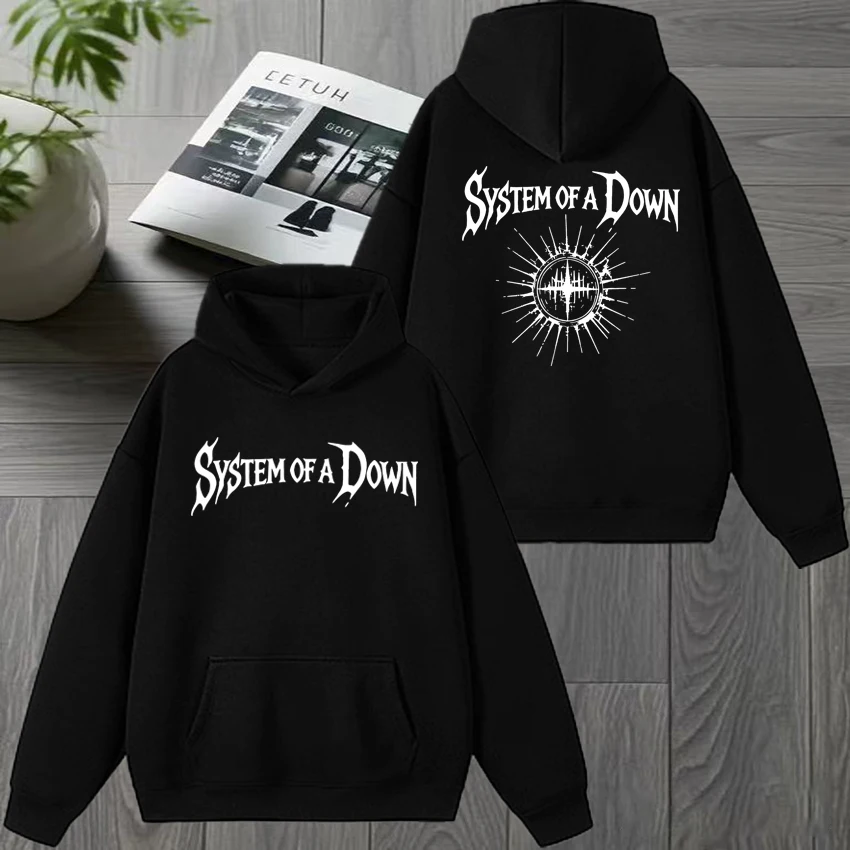 2026 Metal Band System Of A Down Double Sided print Hoodie Unisex vintage hip hop streetwear Men women Fleece Casual Sweatshirt
2026 Metal Band System Of A Down Double Sided print Hoodie Unisex vintage hip hop streetwear Men women Fleece Casual Sweatshirt