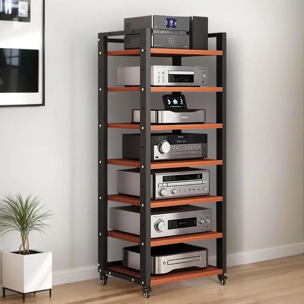 7-Tier Heavy Duty Audio Component Rack, 140cm Tall - Hii Ampliier Rack/Audio-Video Shelving - CD Record Player Stereo Receiver A
7-Tier Heavy Duty Audio Component Rack, 140cm Tall - Hii Ampliier Rack/Audio-Video Shelving - CD Record Player Stereo Receiver A