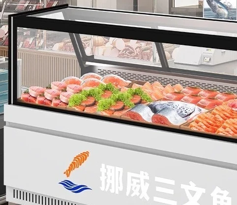 Commercial Display Cabinet Seafood Aquatic Products Freezer Japanese Material Sashimi Freezer
Commercial Display Cabinet Seafood Aquatic Products Freezer Japanese Material Sashimi Freezer