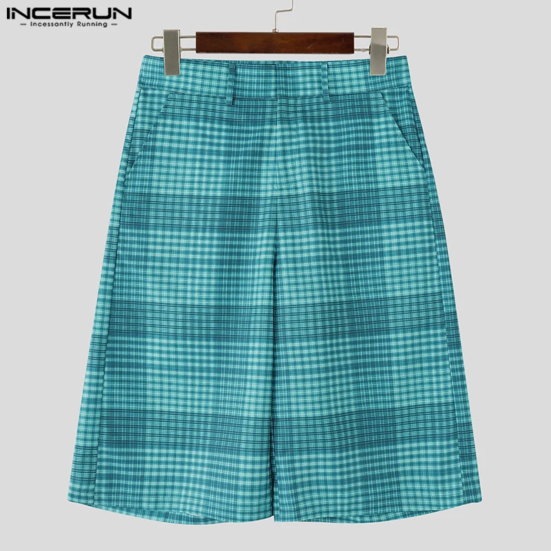 INCERUN Summer Men Pants Plaid Loose Loose Streetwear 2025 Men Bottoms Korean Style Loose Men Casual Trousers Calf-length Pants
INCERUN Summer Men Pants Plaid Loose Loose Streetwear 2025 Men Bottoms Korean Style Loose Men Casual Trousers Calf-length Pants