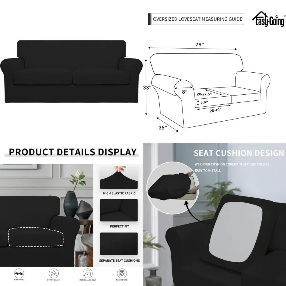 Эластичный флисовый чехол для дивана из трех предметов, приятный для домашних животных — моющийся чехол для двух подушек
Эластичный флисовый чехол для дивана из трех предметов, приятный для домашних животных — моющийся чехол для двух подушек