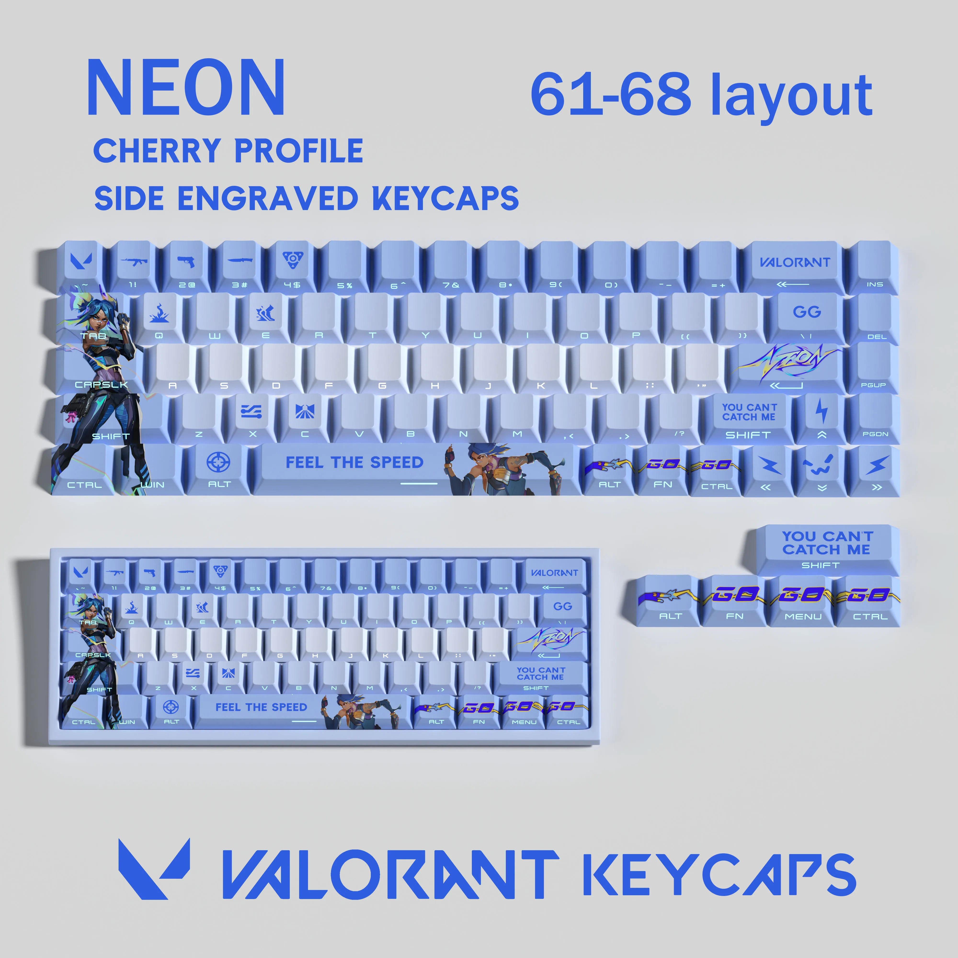 Колпачки для клавиш NEON KEYCAPS Valorant Cherry Profile GAME Колпачки для механической клавиатуры
Колпачки для клавиш NEON KEYCAPS Valorant Cherry Profile GAME Колпачки для механической клавиатуры