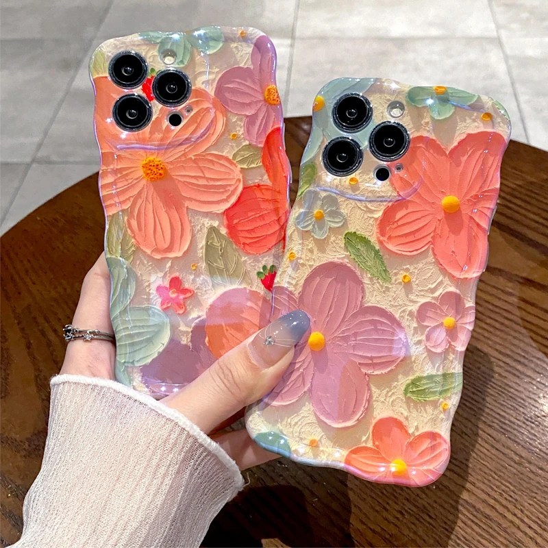Fashion Wave Border Blue Light Laser Flowers Phone Case For iPhone 11 12 13 14 15 Pro Max Luxury Beautiful Shockproof Soft Cover
Fashion Wave Border Blue Light Laser Flowers Phone Case For iPhone 11 12 13 14 15 Pro Max Luxury Beautiful Shockproof Soft Cover