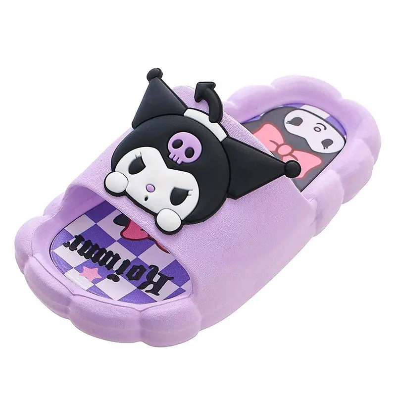 Sanrios Children Slippers Cartoon Kuromi Fashion Sandals Student New Style Girls Slip Fit Home Outdoor Sandals Summer Anti Odor
Sanrios Children Slippers Cartoon Kuromi Fashion Sandals Student New Style Girls Slip Fit Home Outdoor Sandals Summer Anti Odor