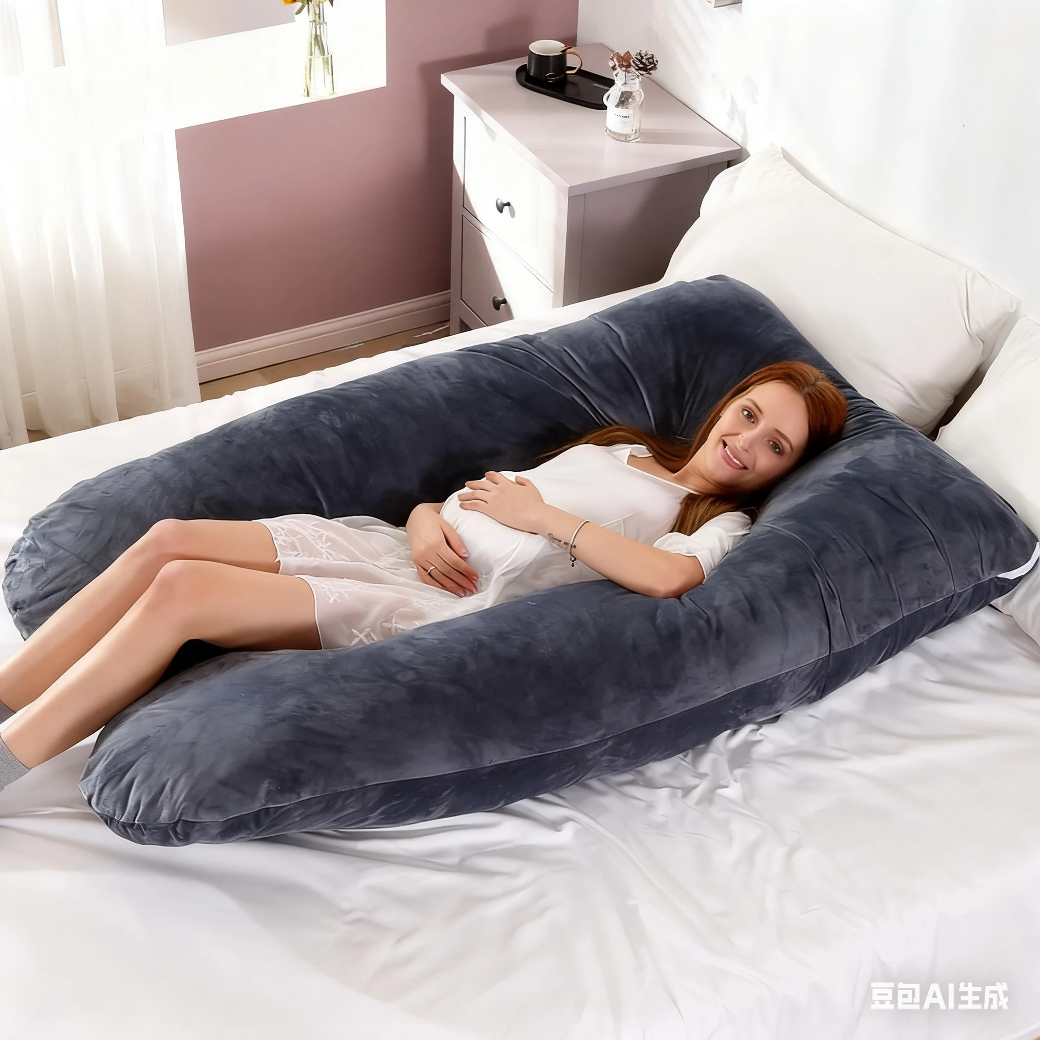 130x70cm U Type Pillow for Pregnant Women Soft Fleece Cushions of Pregnancy Maternity Support Breastfeeding Sleeping Black
130x70cm U Type Pillow for Pregnant Women Soft Fleece Cushions of Pregnancy Maternity Support Breastfeeding Sleeping Black