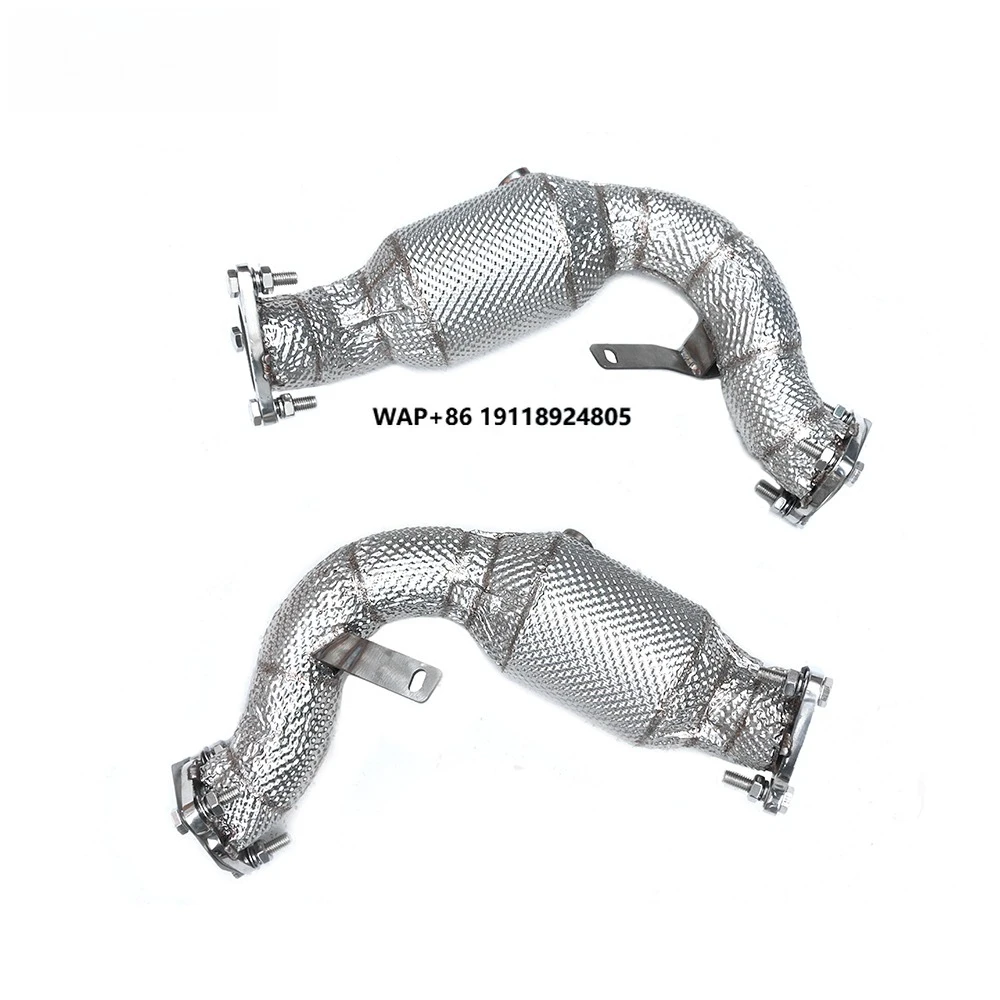 Exhaust Downpipe for A7 RS7 C7 4.0T 2011-2016 Stainless Steel Catalytic Converter with Insulated Exhaust Pipe Modification
Exhaust Downpipe for A7 RS7 C7 4.0T 2011-2016 Stainless Steel Catalytic Converter with Insulated Exhaust Pipe Modification