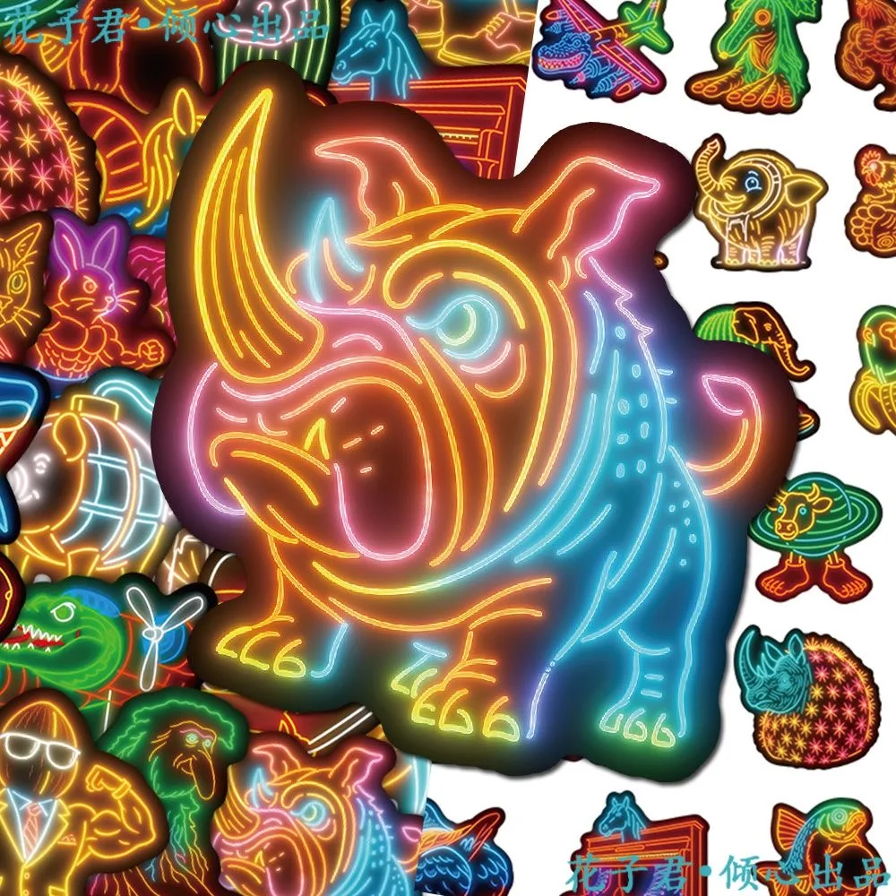 50/100pcs Neon AI Abstract Brainrot Abstract Cartoon Stickers Tung Tung Tung Sahur Funny Animal Graffiti Decals DIY Sticker
50/100pcs Neon AI Abstract Brainrot Abstract Cartoon Stickers Tung Tung Tung Sahur Funny Animal Graffiti Decals DIY Sticker