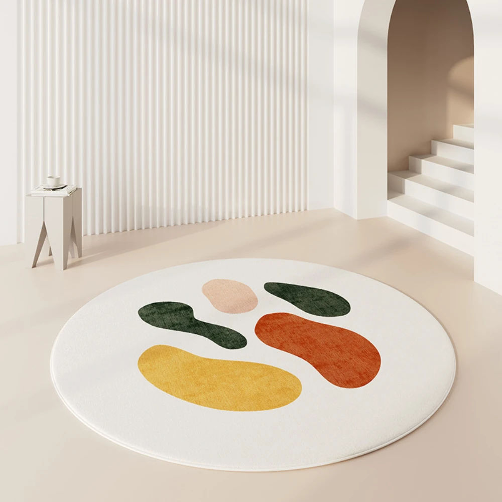 Modern Creamy Color Blocks Round Carpet – Non-Slip Area Rug for Living Room & Bedroom, Soft Lounge Floor Mat
Modern Creamy Color Blocks Round Carpet – Non-Slip Area Rug for Living Room & Bedroom, Soft Lounge Floor Mat