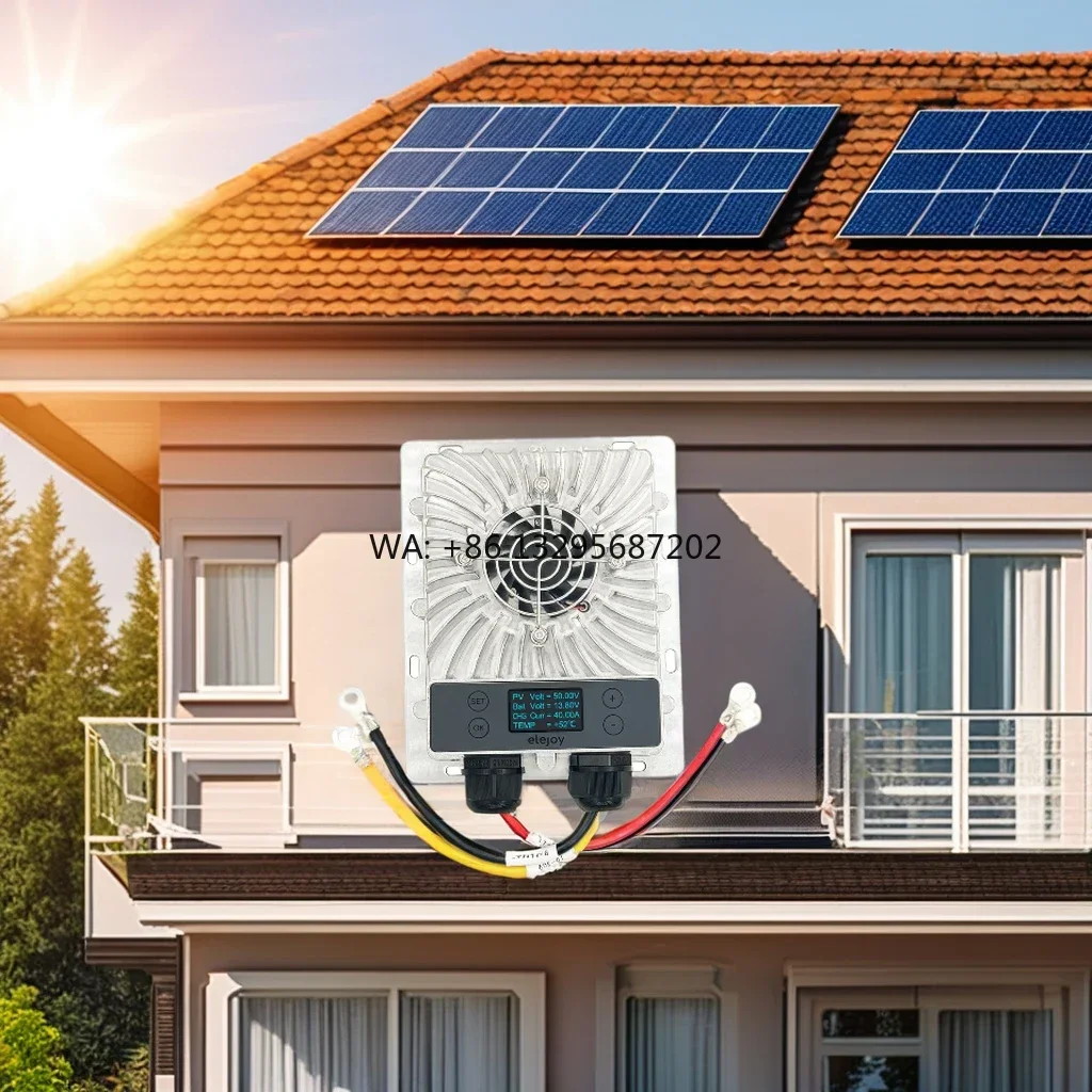 CE IP65 Certified ELEJOY EMD600W 600W 12/24V Adjustable MPPT Solar Char Controller 99% LCD Display 40A Smart Buck Manufacturer
CE IP65 Certified ELEJOY EMD600W 600W 12/24V Adjustable MPPT Solar Char Controller 99% LCD Display 40A Smart Buck Manufacturer