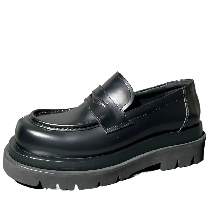 European/American Design Cowhide Derby Shoes Men's Genuine Leather Casual Loafers Height-increasing Shoe Comfortable Dress Shoes
European/American Design Cowhide Derby Shoes Men's Genuine Leather Casual Loafers Height-increasing Shoe Comfortable Dress Shoes