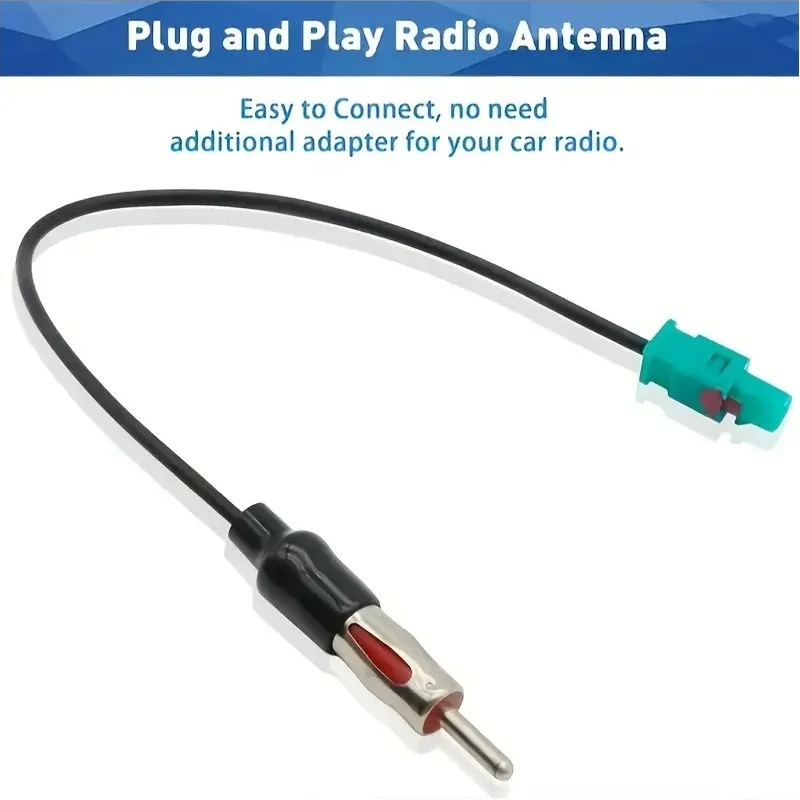 Radio Audio Cable Adaptor Antenna Audio Cable Head Unit Male Fakra-Z to Din Male Aerial For Audi/VW/Volkswagen Car Electronics
Radio Audio Cable Adaptor Antenna Audio Cable Head Unit Male Fakra-Z to Din Male Aerial For Audi/VW/Volkswagen Car Electronics