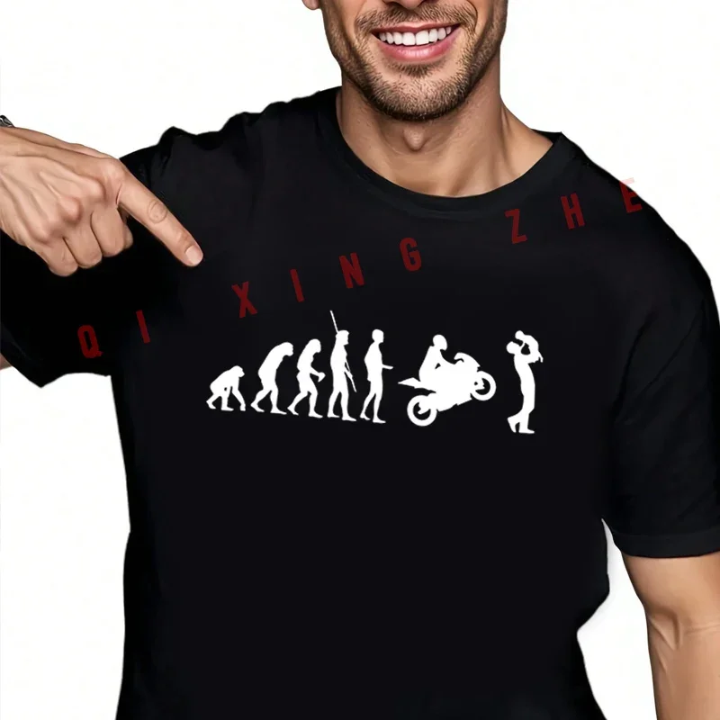 Ev-Olution Of Motorbike Biker - Bike Rider Racer Moto GP T-Shirt Cotton Men Summer Casual Short Sleeve O-Neck Tees
Ev-Olution Of Motorbike Biker - Bike Rider Racer Moto GP T-Shirt Cotton Men Summer Casual Short Sleeve O-Neck Tees