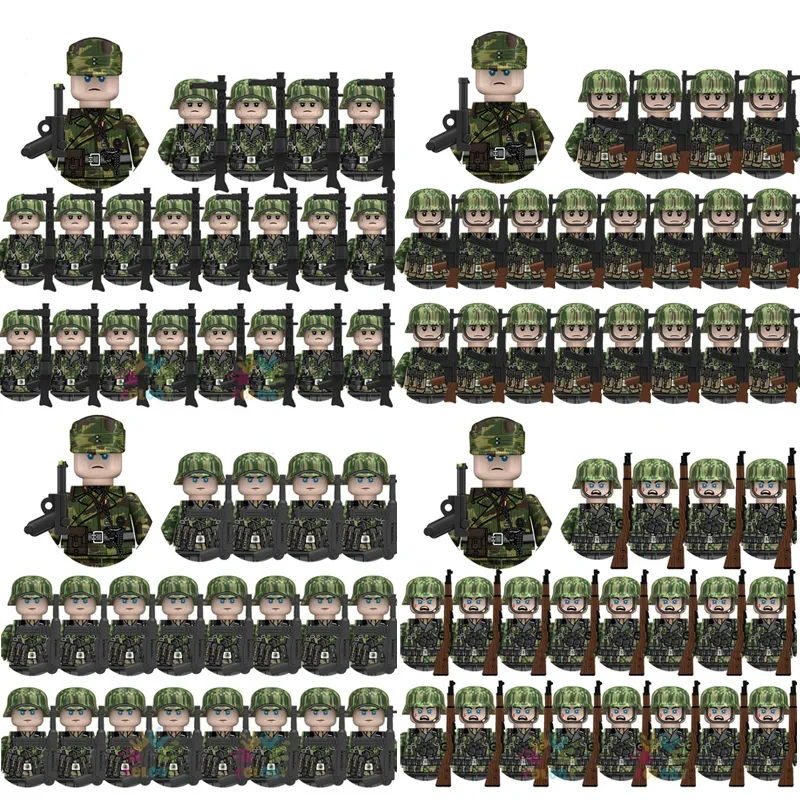 Kids Toys 21pcs/lot WW2 N601-N699 General Soldiers Building Blocks US Soviet UK Mini Action Figures For Kids Birthdays Gifts
Kids Toys 21pcs/lot WW2 N601-N699 General Soldiers Building Blocks US Soviet UK Mini Action Figures For Kids Birthdays Gifts