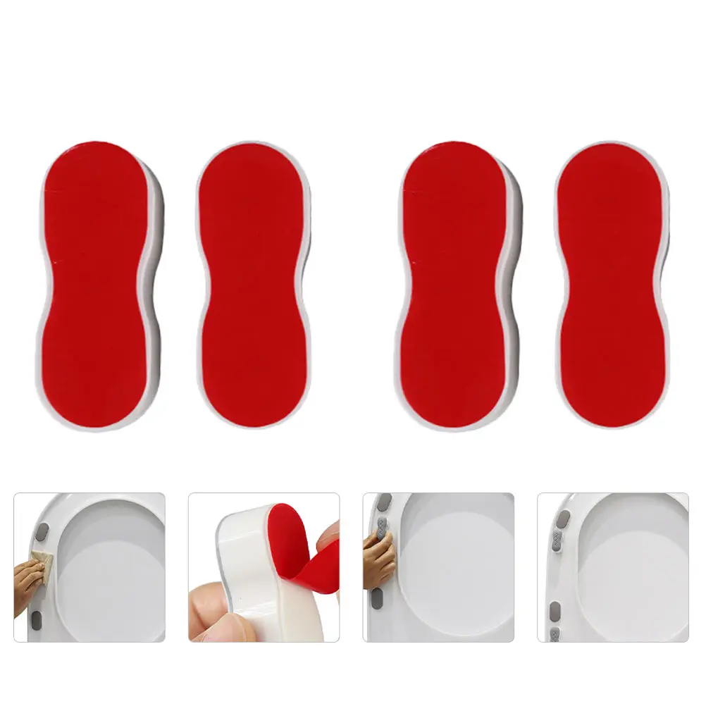 4pcs Toilet Seat Gasket Self-Adhesive Antislip Pads Cushioning Mat Household Bathroom Bumpers For Home Toilet Seat Cover
4pcs Toilet Seat Gasket Self-Adhesive Antislip Pads Cushioning Mat Household Bathroom Bumpers For Home Toilet Seat Cover
