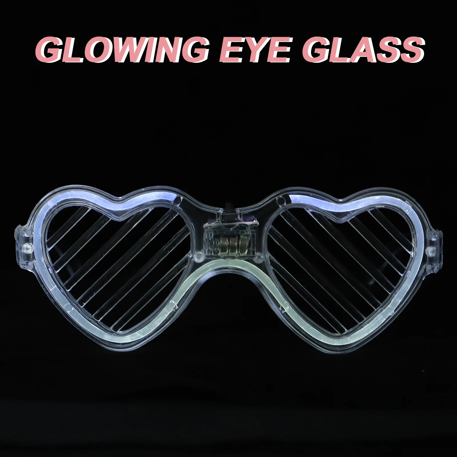 2pcs Glowing Glasses Party Light Up Eyeglasses Blinds Supplies Heart Sunglasses Funny Photo Props Sturdy Lightweight Flash
2pcs Glowing Glasses Party Light Up Eyeglasses Blinds Supplies Heart Sunglasses Funny Photo Props Sturdy Lightweight Flash