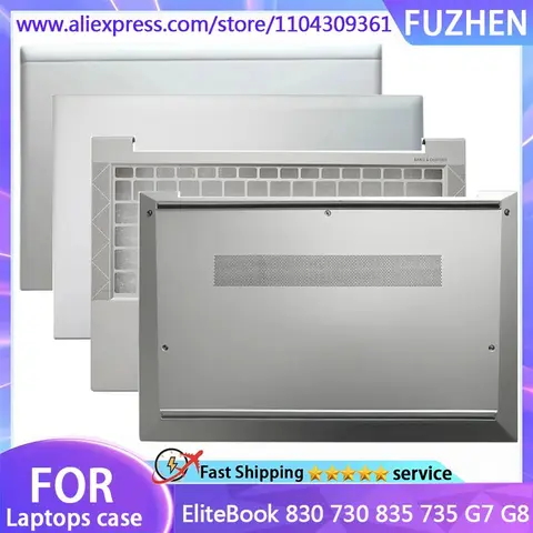 NEW For EliteBook 830 730 835 735 G7 G8 Laptop LCD Back Cover/Upper Palmrest/Bottom Case/Keyboard/ Framework