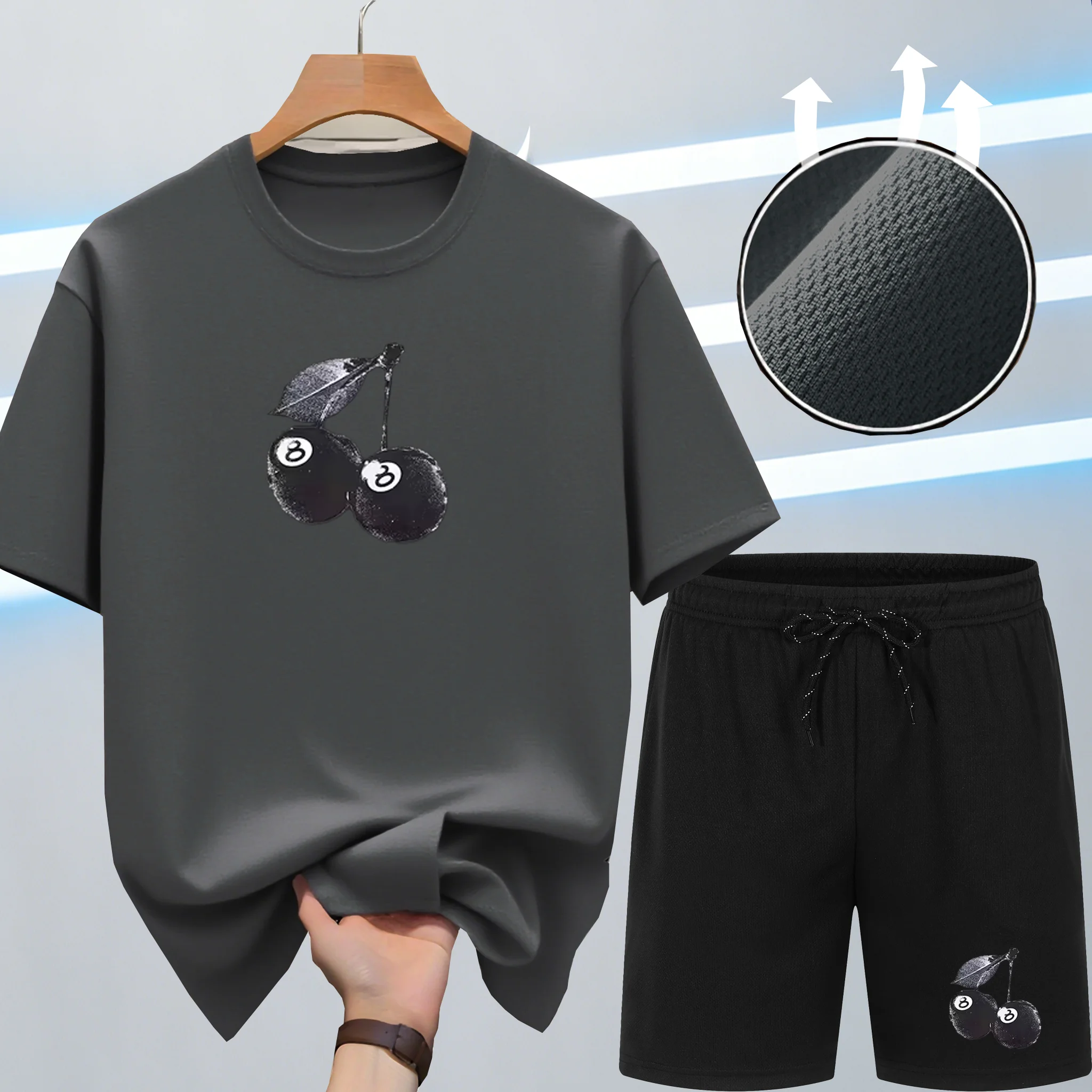 Men's two-piece sportswear short sleeved T-shirt and shorts pants set running and fitness sportswear 2026 summer big discount
Men's two-piece sportswear short sleeved T-shirt and shorts pants set running and fitness sportswear 2026 summer big discount