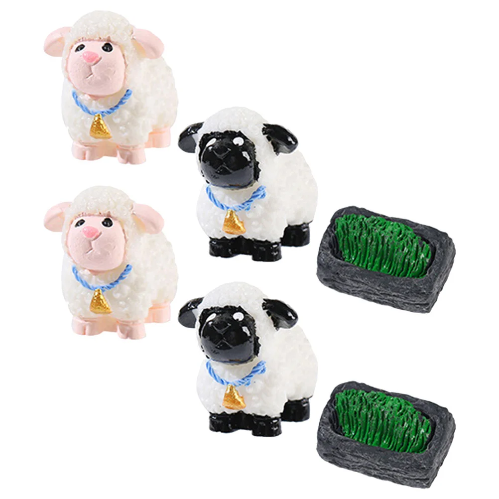 6 Pcs Miniature Sheep Statue Resin Animal Figurine Home Office Garden Decor Landscape Model Lightweight
6 Pcs Miniature Sheep Statue Resin Animal Figurine Home Office Garden Decor Landscape Model Lightweight