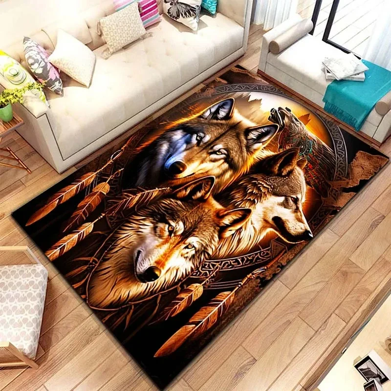 Psychedelic Wolves Wild Animals Print Carpet Home Living Room Bedroom Floor Mat Doormat Non-slip Rug Bathroom Carpet Alfombra
Psychedelic Wolves Wild Animals Print Carpet Home Living Room Bedroom Floor Mat Doormat Non-slip Rug Bathroom Carpet Alfombra