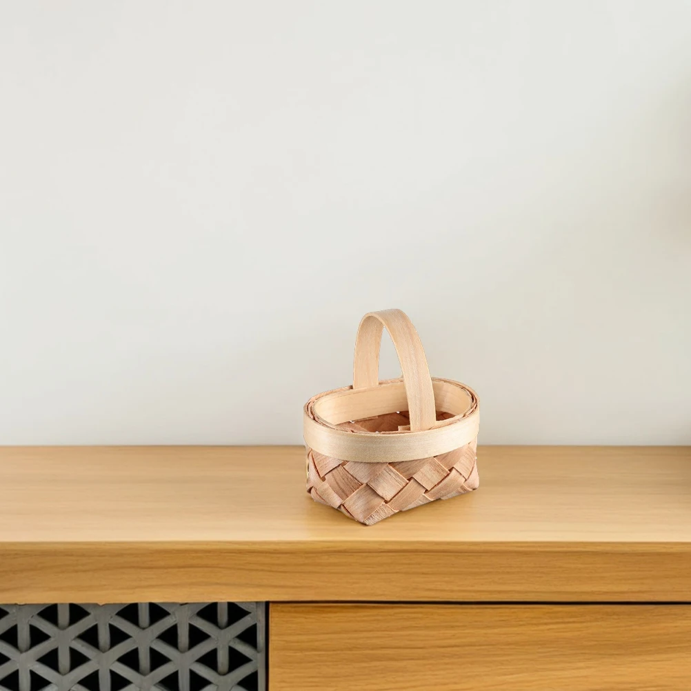 6pcs Small Handwoven Wood Chip Baskets Mini Wooden Party Favors Storage Organizers For Home Decor Garden Craft Wedding Candy
6pcs Small Handwoven Wood Chip Baskets Mini Wooden Party Favors Storage Organizers For Home Decor Garden Craft Wedding Candy