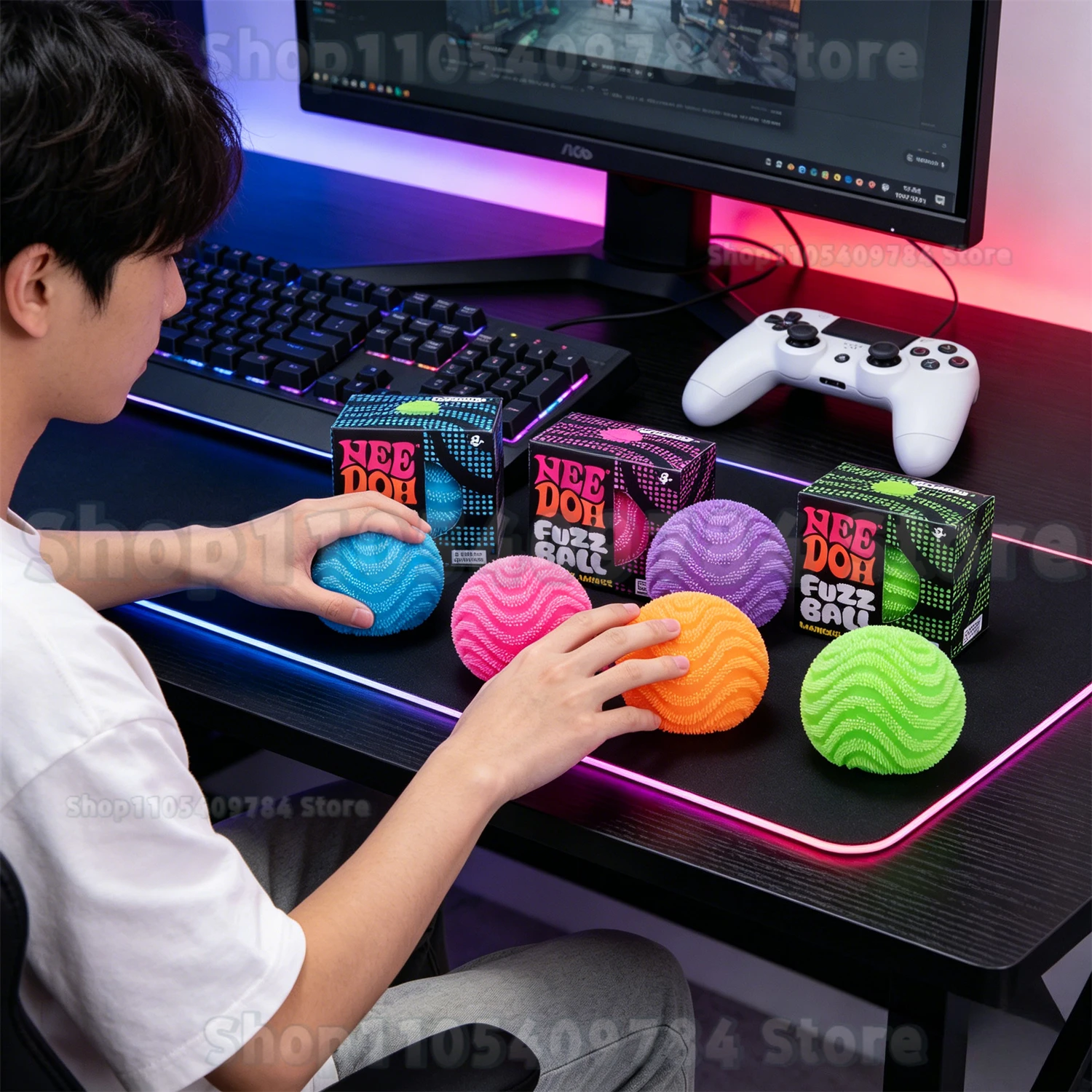 2026 HOT Soft Fuzz Ball Wonder Waves Textured Squeeze Toy Sensory Stress Relief Fidget Ball for Adults Kids
2026 HOT Soft Fuzz Ball Wonder Waves Textured Squeeze Toy Sensory Stress Relief Fidget Ball for Adults Kids