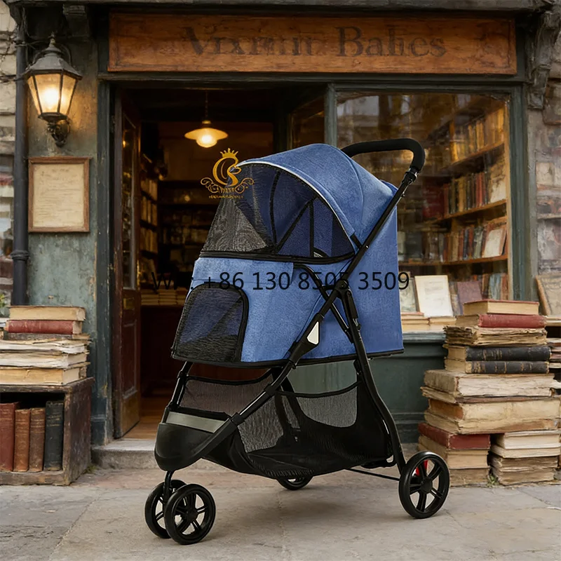 High Quality Wholesale Pet Stroller PC106 Foldable 15kg Capacity for Cat Dog Outdoor Hiking Travel
High Quality Wholesale Pet Stroller PC106 Foldable 15kg Capacity for Cat Dog Outdoor Hiking Travel