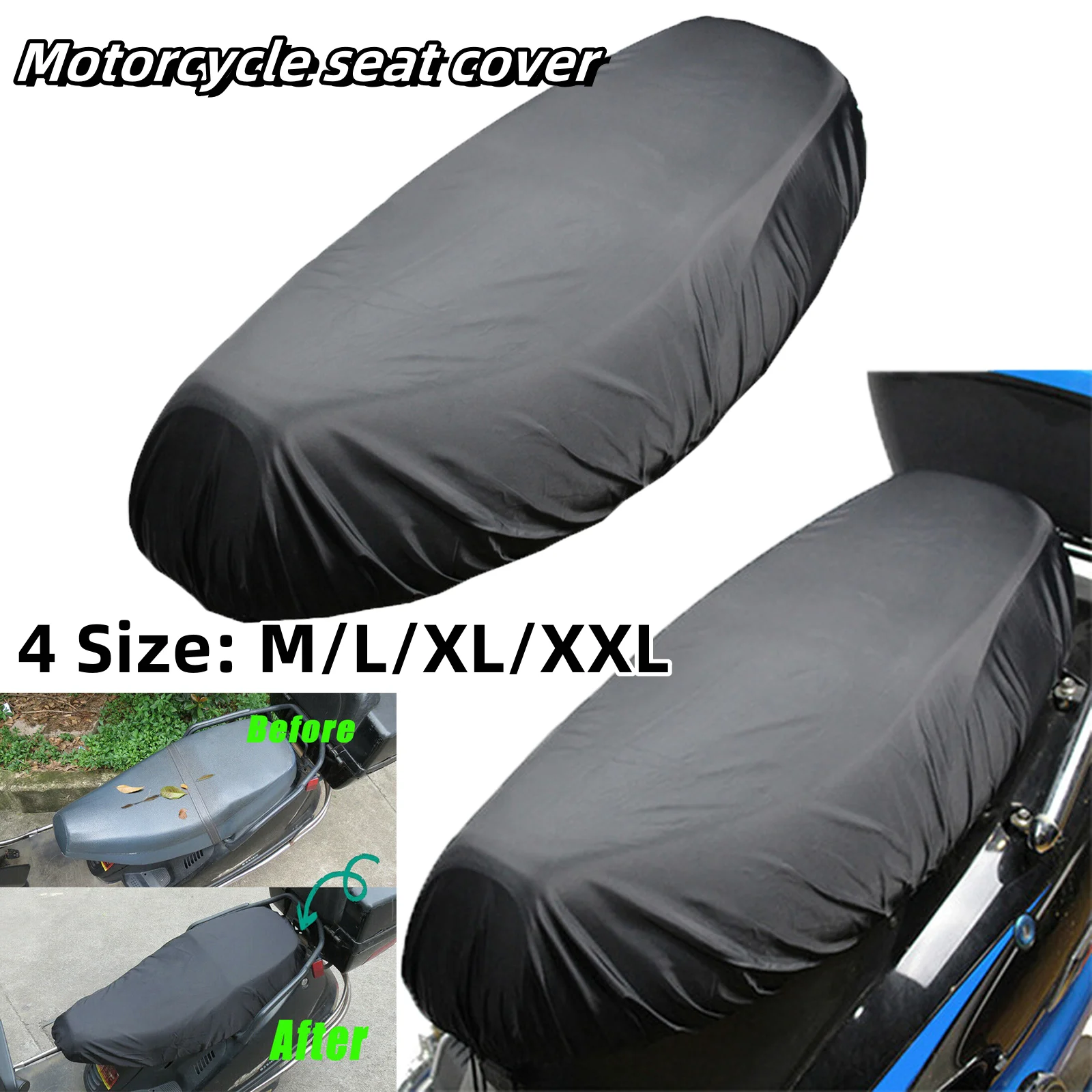 Motorcycle seat cover saddle cover universal seat Motorcycle Rain Seat Cover Flexible Waterproof 210D Oxford cloth heating
Motorcycle seat cover saddle cover universal seat Motorcycle Rain Seat Cover Flexible Waterproof 210D Oxford cloth heating