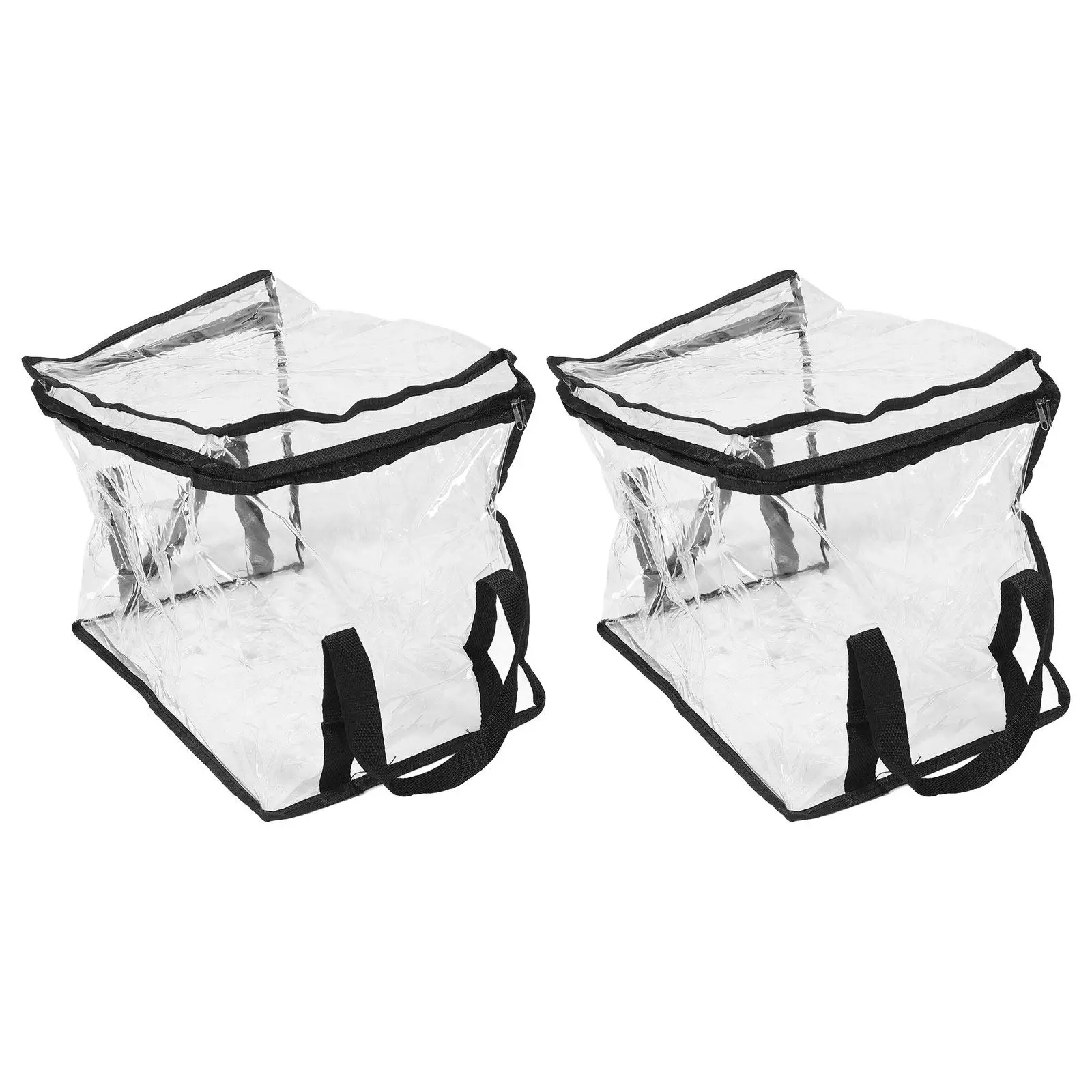 2Pcs Transparent PVC Book Organizer Lid Lifting Handle Clear Collapsible Book Storage Box Document Display Bag for Home School
2Pcs Transparent PVC Book Organizer Lid Lifting Handle Clear Collapsible Book Storage Box Document Display Bag for Home School