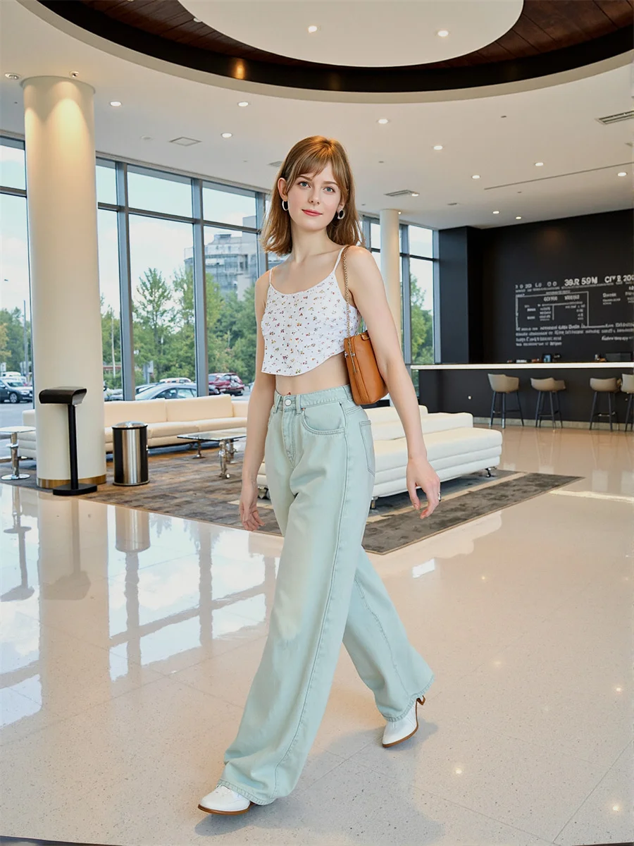 Потертые джинсы с широкими штанинами, женские плиссированные джинсы с вышивкой, эластичные облегающие джинсы, повседневные офисные лоскутные классические шикарные джинсы
Потертые джинсы с широкими штанинами, женские плиссированные джинсы с вышивкой, эластичные облегающие джинсы, повседневные офисные лоскутные классические шикарные джинсы