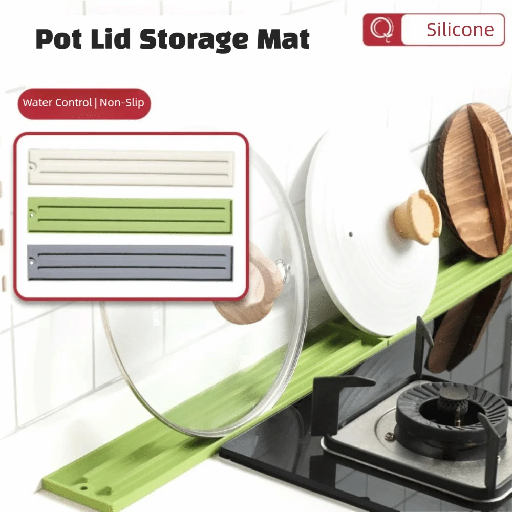 Countertop Protector Countertop Pot Lid Storage Mat Non-Slip Splash Silicone Drain Mat Multi-function Kitchen Sink Pad
Countertop Protector Countertop Pot Lid Storage Mat Non-Slip Splash Silicone Drain Mat Multi-function Kitchen Sink Pad